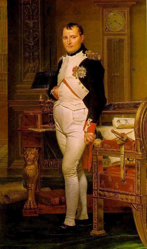 Jacques-Louis David Napoleon in His Study